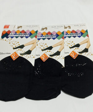 جوراب پنتی نگین دار دو ربع