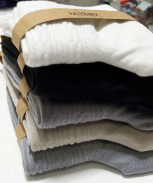 جوراب زنانه نیم ساق پک 5 عددی