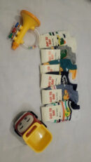 جوراب مچی دخترانه پسرانه تک سایز پک 5 عددی