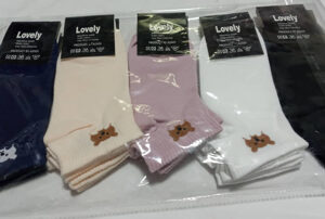 جوراب نیم ساق زنانه پک 5 عددی