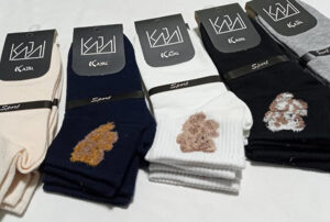 جوراب نیم ساق بوکله‌ دار پک5 عددی