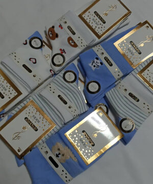 جوراب نیم ساق زنانه پک 5 عددی